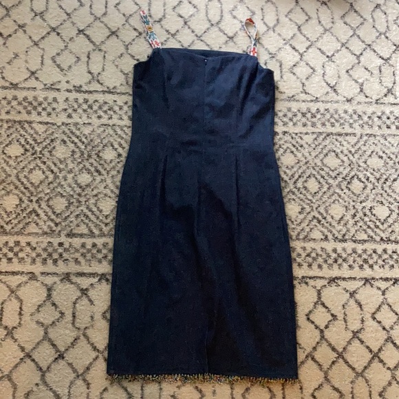 Muse beaded strap jean dress - Picture 10 of 15